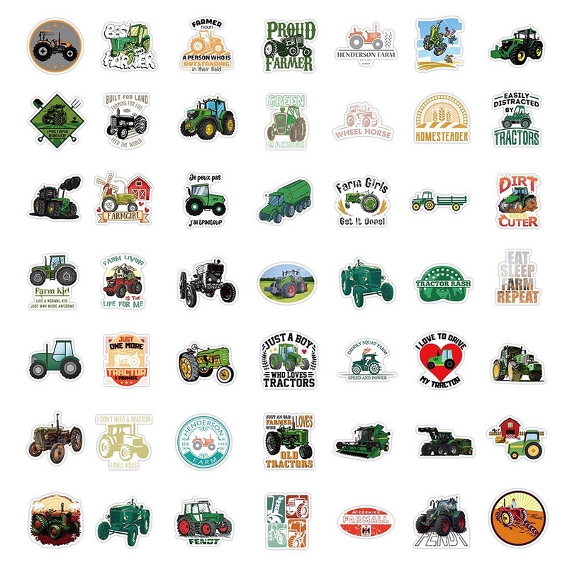 20 Random Farming Tractor Stickers Farm Life Decals Hydro Yeti Car Free Shipping gallery