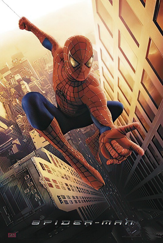 Spider-Man – Movie Poster / Print (Swinging Through New York) (Size: 27″ X 40″)
