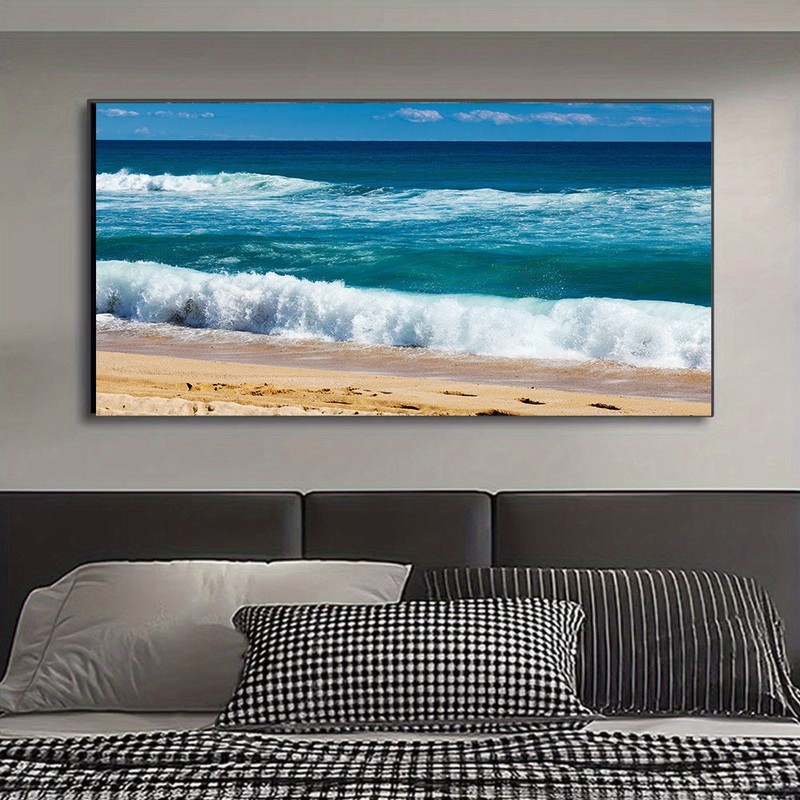 Sea Beach Landscape Canvas Painting Canvas Wall Art Prints Art Wall Decor Poster gallery