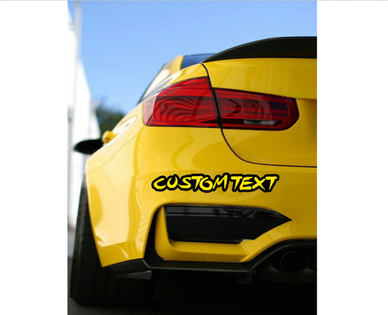 Custom Laser Cut Car Fender Acrylic Emblem Badge MULTI COLOR Custom Text Names gallery
