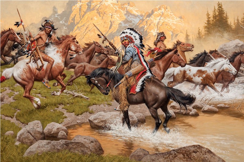Native America Local Historical Art Wall – POSTER 20×30