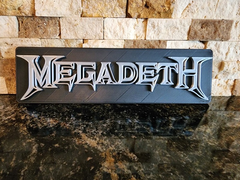 Megadeth Heavy Metal Band 3D Display