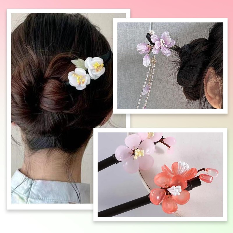 1050 Pcs Mini Flower Stamen, 3mm Artificial Pearl Floral Pistil, Double Heads... gallery