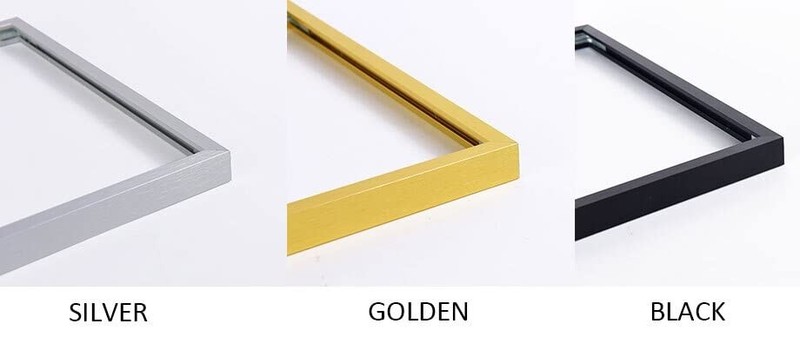 Poster Photo Picture Frame Gold Black Silver Aluminum 40x50cm 30x40cm A4 Pain... gallery