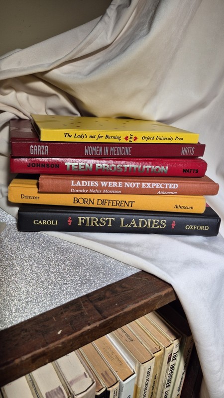 Lot of Vintage Books. Women Power!! And Other Stories