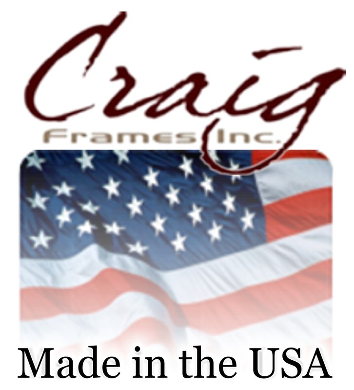 Craig Frames Ruskin, Ornate Black and Gold Wood Picture Frame gallery