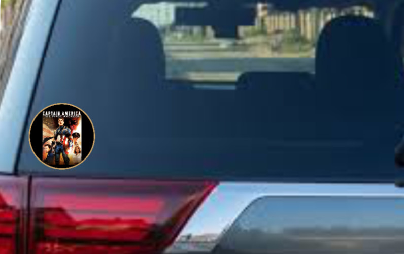 Avengers - Captain America (First) - 4" Vinyl Decal Car Cooler Truck Trailer Bar gallery