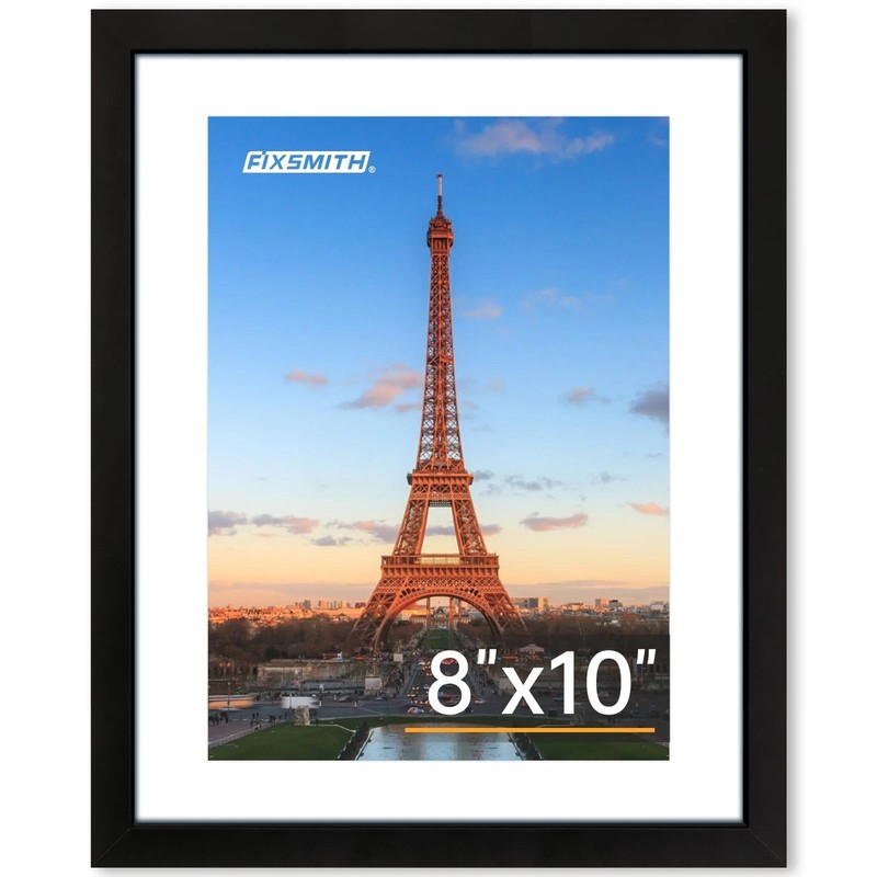 8×10 Picture Frame 1 Pack, Photo Frame with HD Plexiglass, Display Pictures
