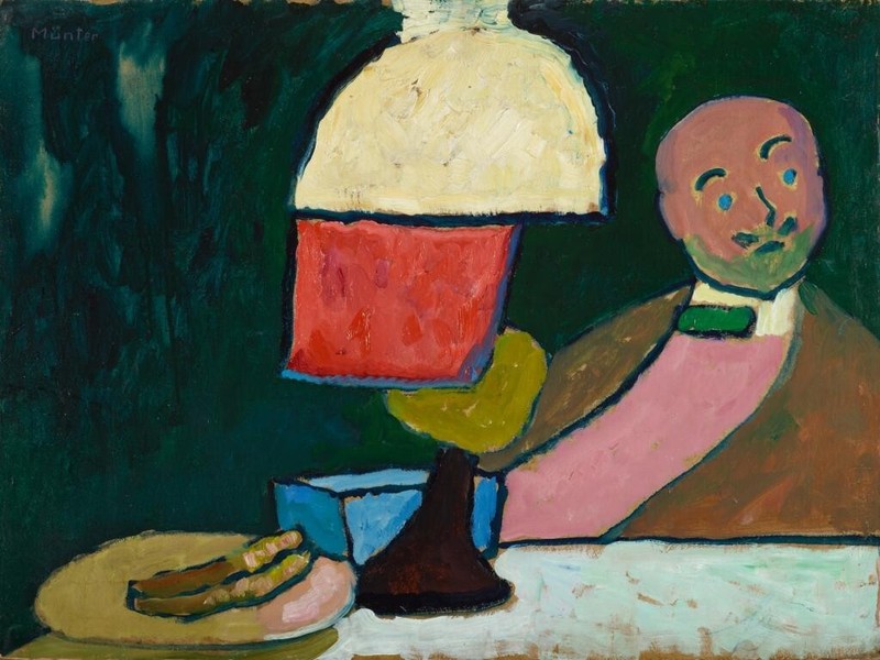 Listening (Portrait of Jawlensky) – Gabriele Münter 1931 – Expressionist Art