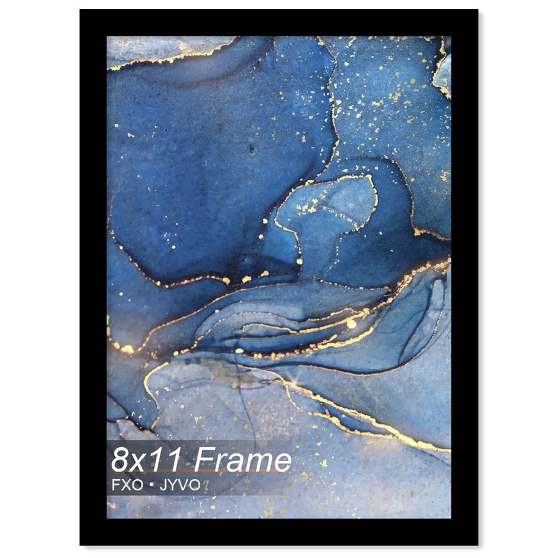 8×11 Picture Frame, Black Frame for 8 x 11 Inch Picture Poster Photo, Light W…