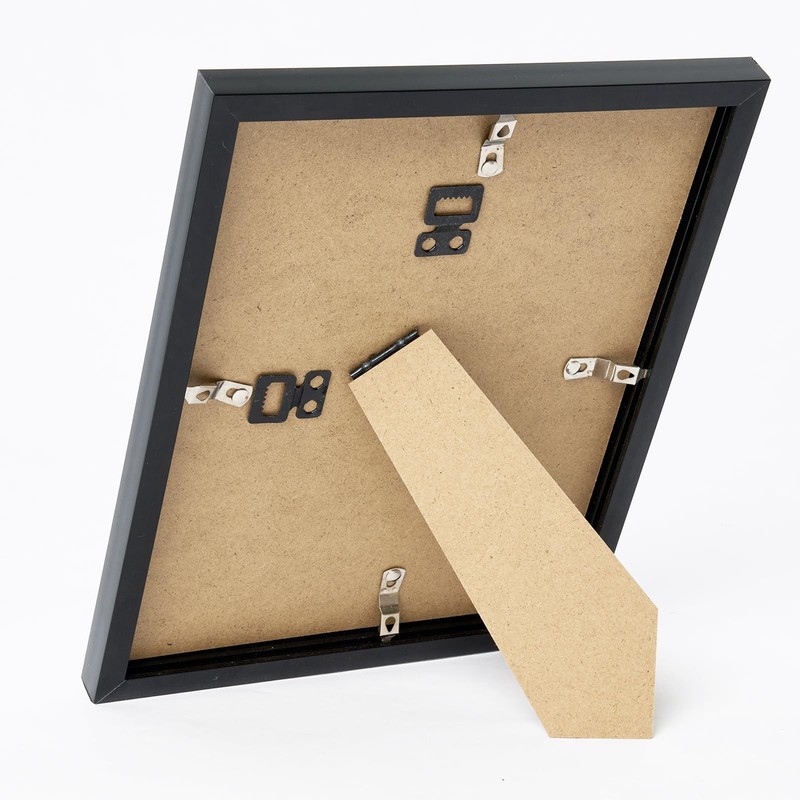 5x8 Black Picture Frame Wall or Tabletop w/ Shatter Resistant Plexiglass gallery