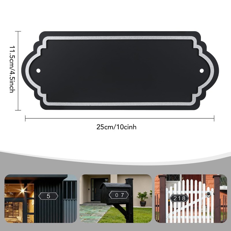 House Numbers for Outside Address Plaque Mailbox Sign gallery