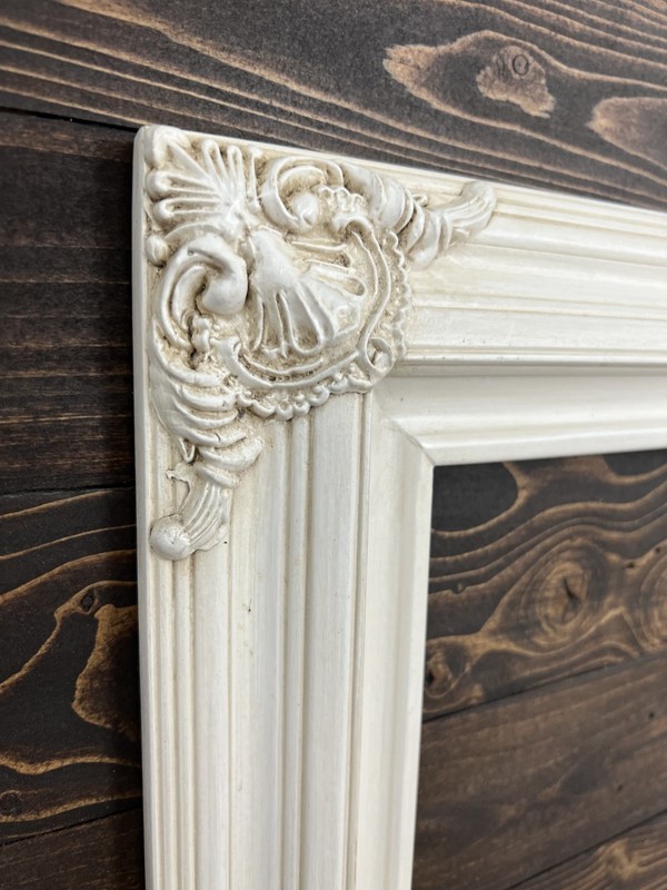 16 X 20 In Stock-Classic compo Ornate wood frame, IVORY STAIN, hand painted gallery