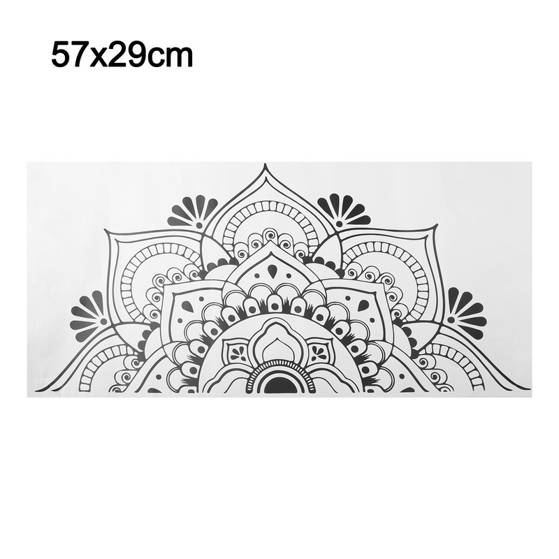 Inspiring Mandala Half Wall Sticker Add a Touch of Spirituality to Your Room gallery