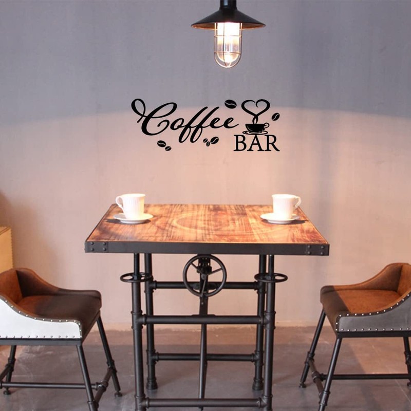 Coffee Bar Rustic Metal Sign Hanging Wall Decor for Home Kitchen Cafe gallery