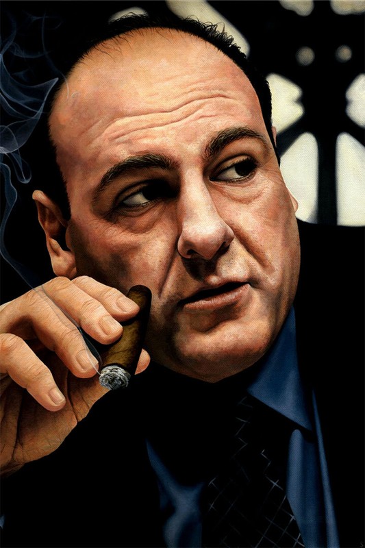 Tony Soprano Portrait The Sopranos Movie Inspired Picture Wall – POSTER 20×30