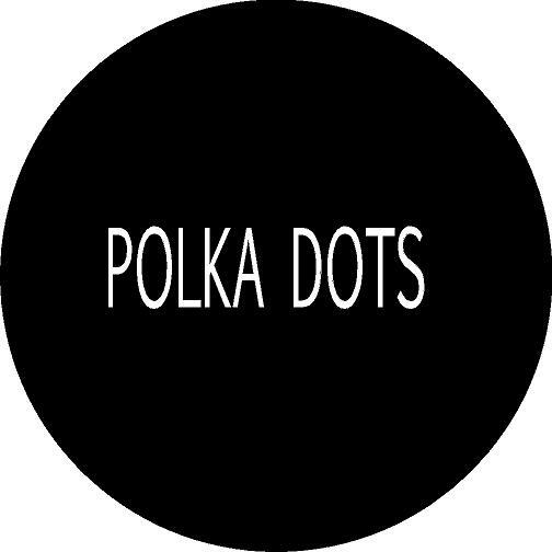 5 x 14″ – 18″ POLKA DOTS VINYL DECAL – Various Sizes