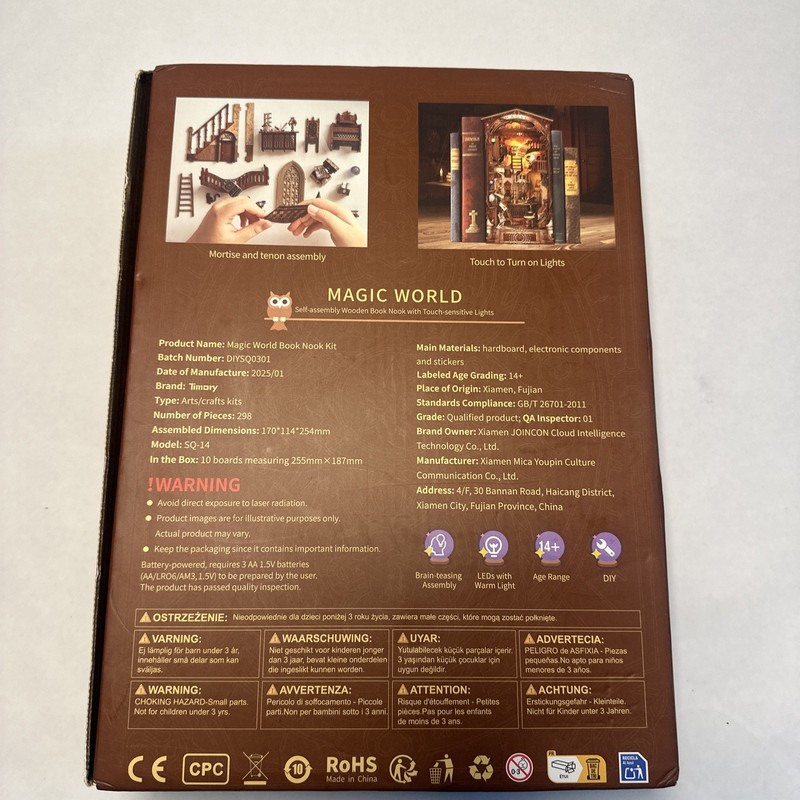 Book Nook Kit - Create Your Magical Miniature World with DIY 3D Wooden Puzzle gallery