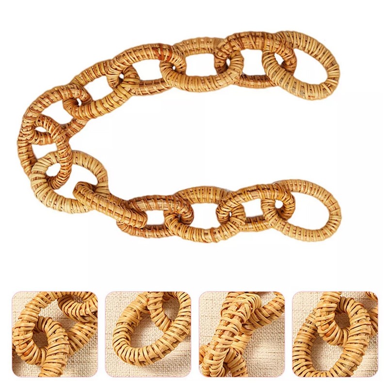 wood link chain Link Chain Rattan Chain Decor,rattan Chain Rattan Chain Link