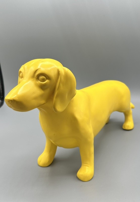 Yellow Puppy Decor Dog 9”x14