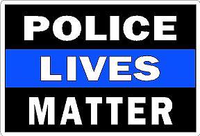 Thin Blue Line Police Lives Matter Reflective Decal Magnet Police Sheriff Deputy