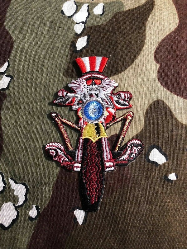 Grateful Dead Uncle Sam Biker Officially Licensed Embroidered Patch G016P gallery