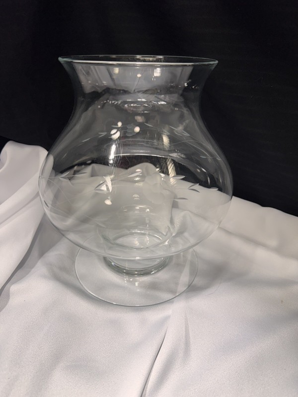 VTG 144oz Princess House Heritage Extra-Large Vase, Fish Bowl, Centerpiece