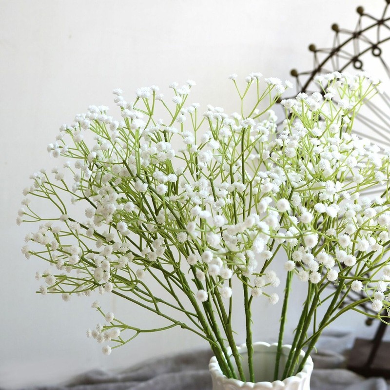 Artificial Fake Gypsophila Silk Flowers Bouquet Wedding Home Decoration Supply gallery