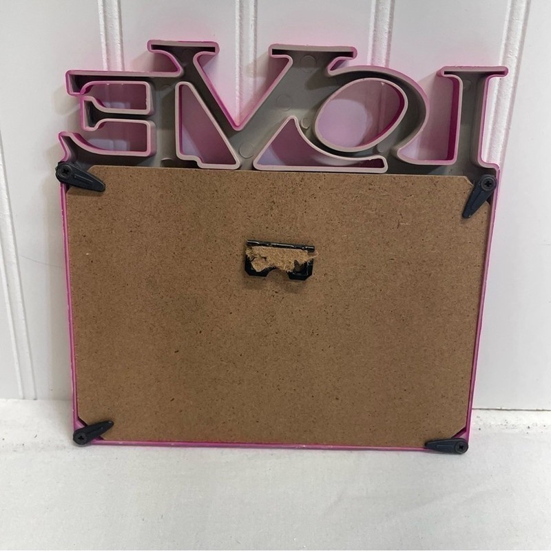 Love Picture Frame Hot Pink 4x6 photo gallery