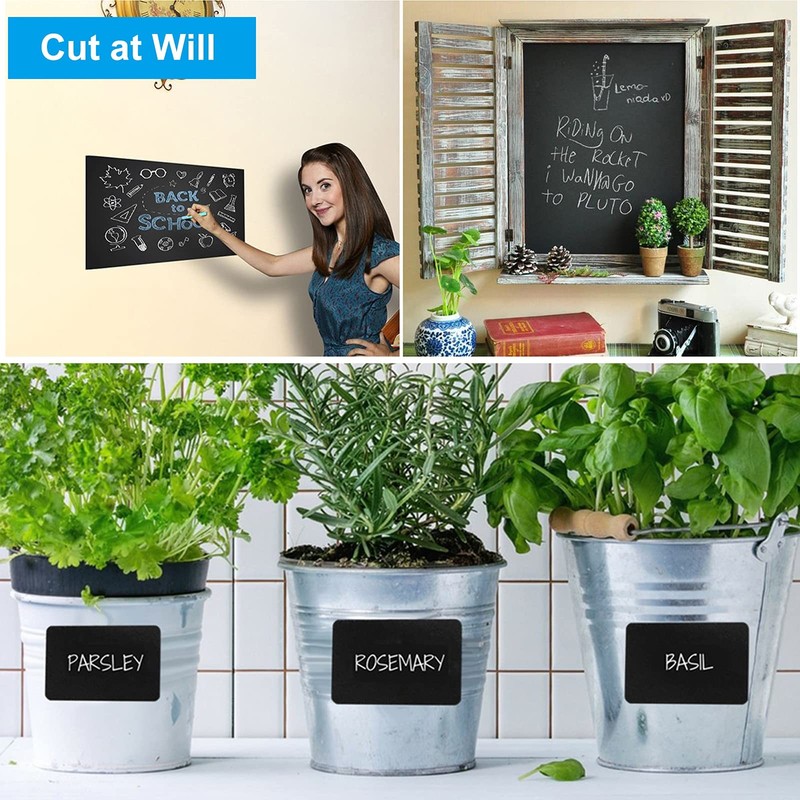 Extra Large Chalkboard Paper Roll Peel and Stick Chalk Board Wallpaper(+5 Cha... gallery