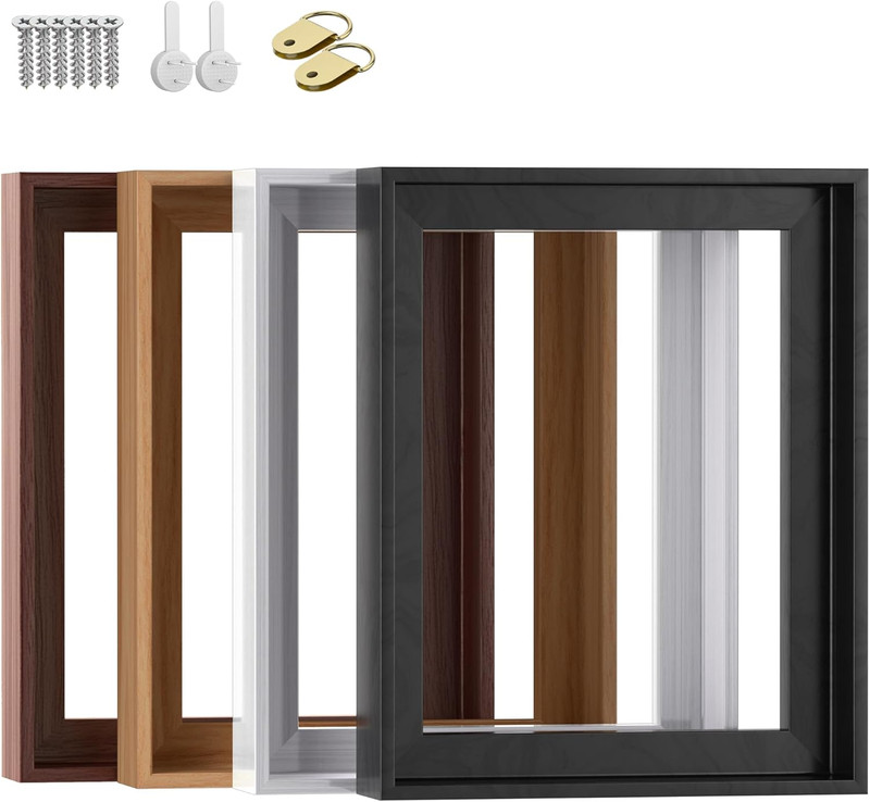 16X24 Canvas Floater Frame for 1″ to 1.25″ Deep Gallery-Wrapped Canvas, PS Wood