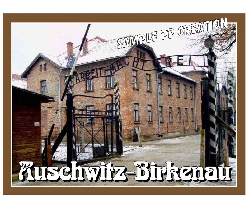 AUSCHWITZ BIRKENAU photo fridge MAGNET 4 X 3 inches TRAVEL