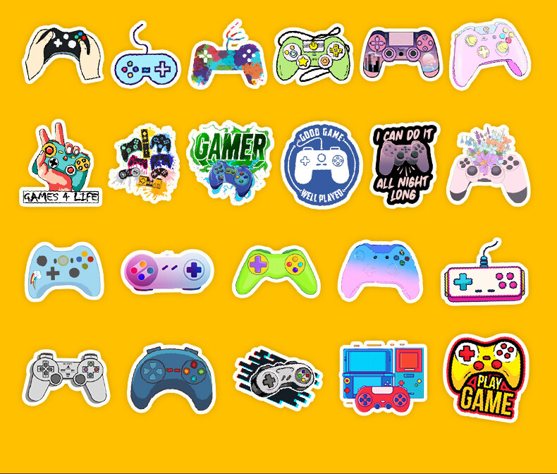 50Pcs Stickers Nintendo Xbox PS5 Video Game Controllers Luggage Laptop Car Vinyl gallery