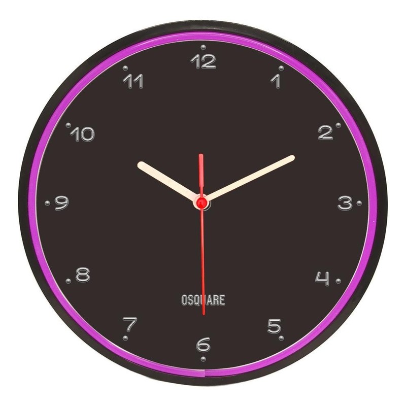 OSQUARE Minimalism North European Modern Interior Design Flexible Neon Clock 10" gallery