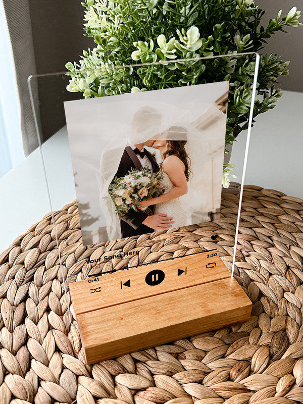 Personalized Picture Song Framed Picture Plaque With Stand Home Decor Gift gallery