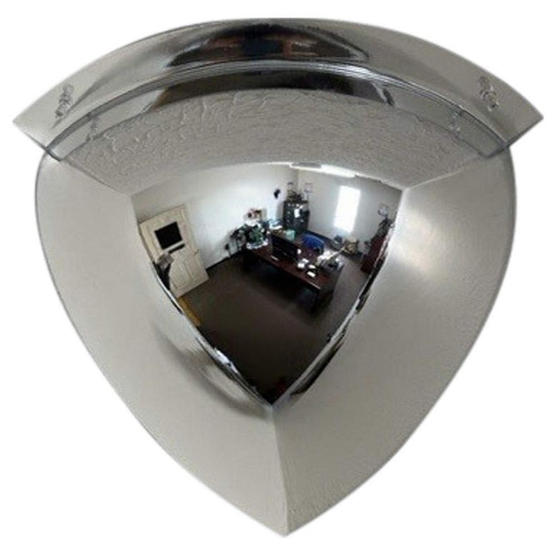 FRED SILVER Q-DOME-32 Quarter Dome Safety Mirror 798A45
