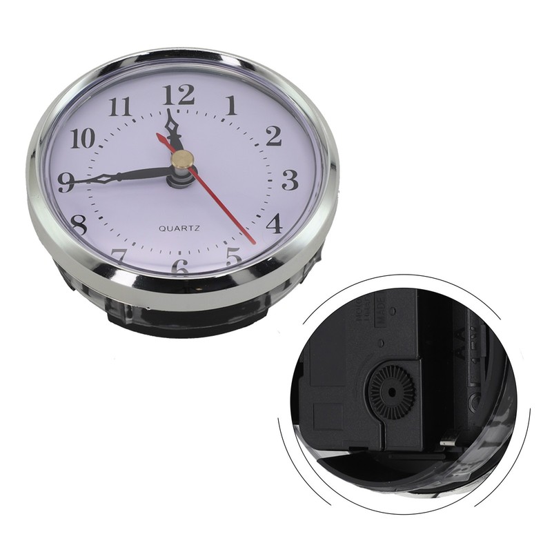 Craft and Replacement Clock Face 80MM Quartz Insert with Rubber Gasket gallery