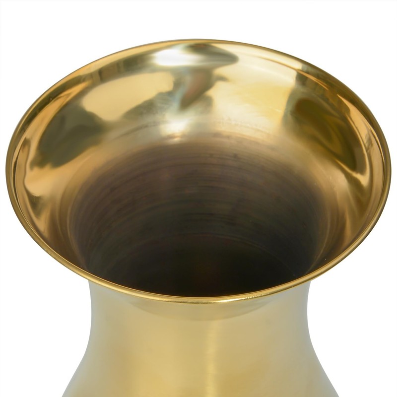 1 PCS Golden Metal Vase Centerpiece Stainless Steel Tabletop Flower Decor gallery