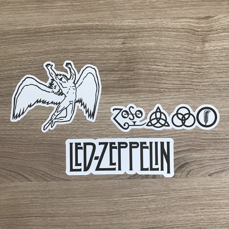 Led Zeppelin Vinyl Sticker Set – Free Shipping