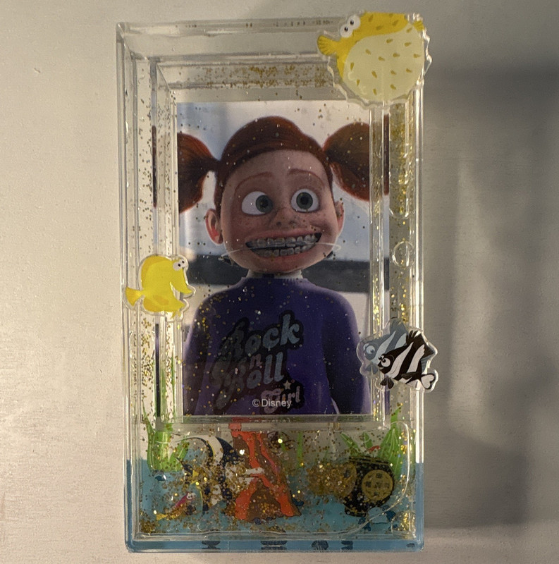 Disney Finding Nemo Nemo Acrylic Glitter Liquid 4×6 Freestanding Frame