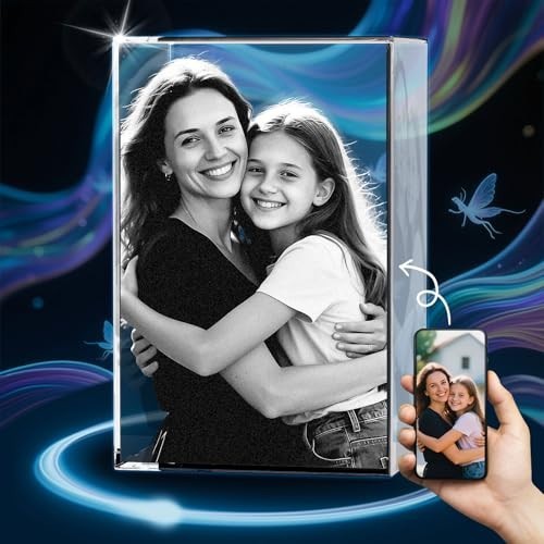 Personalized 3D Crystal Photo Engraved with K9 Crystal & Subsurface Laser Tech gallery