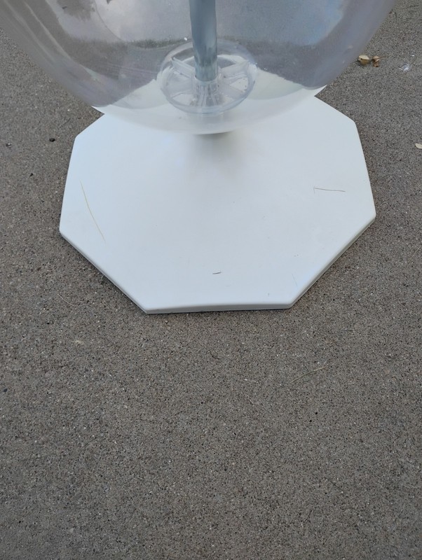 Vintage Mod Spaceage Terrarium Dome Floor Plant Stand Atomic MCM BASE ONLY gallery