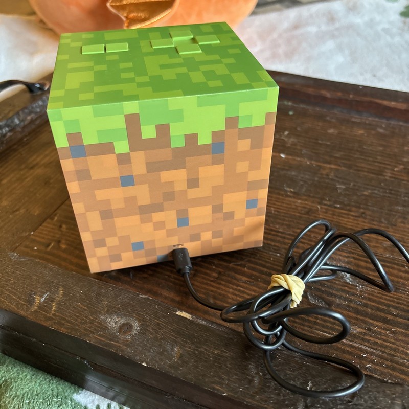Minecraft Mood Light Alarm Clock Tested Works gallery