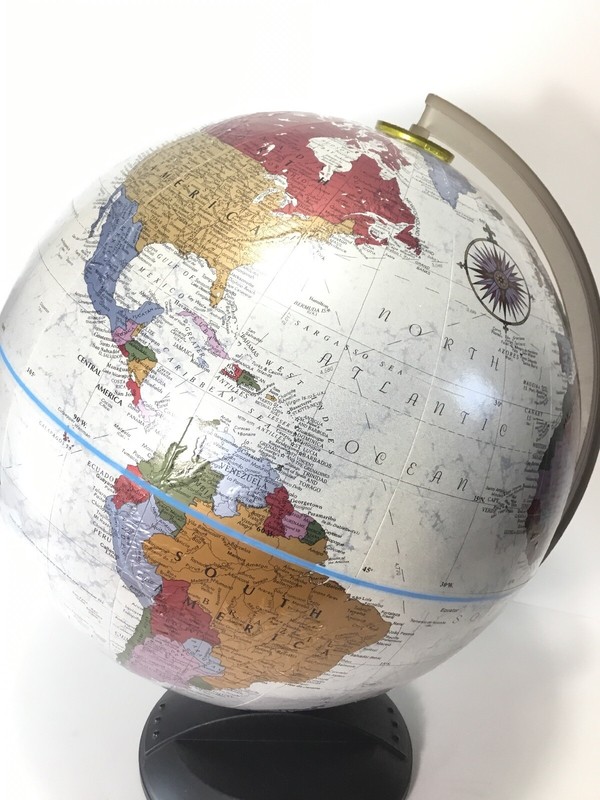 12” Diameter Replogle Platinum Classic Series World Globe - City Population. EUC gallery
