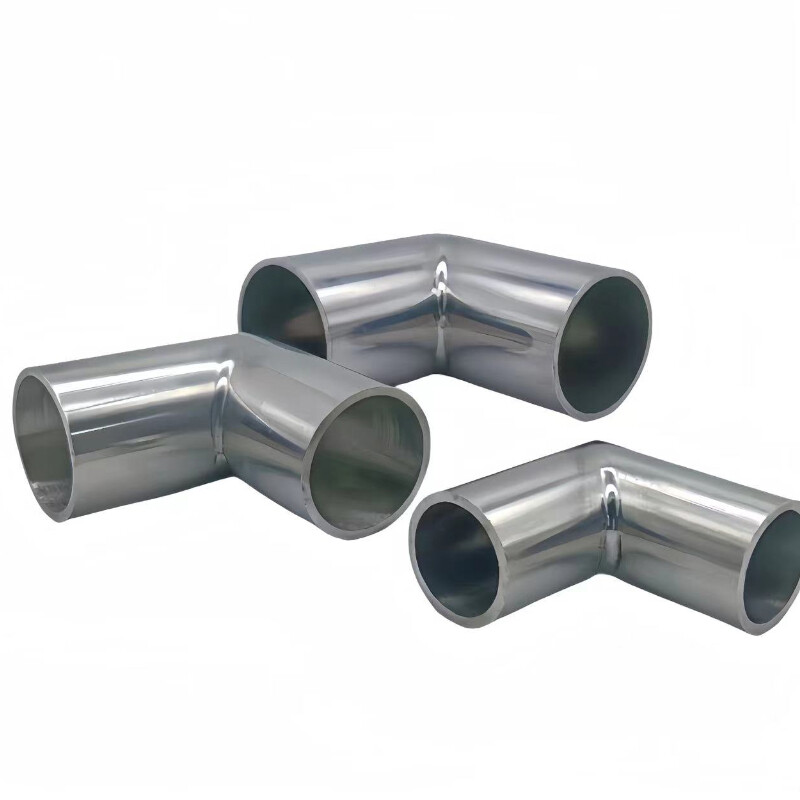 304 Stainless Steel Elbow 90 Degree Pipe Right Angle Exhaust Tube Polished Parts