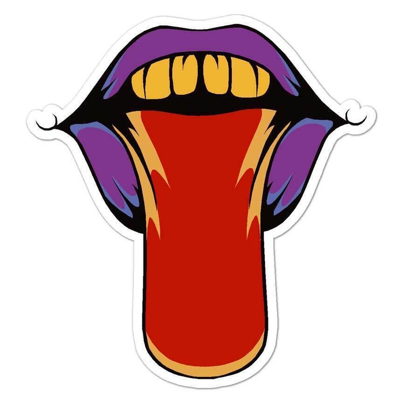 Lips Lick Sticker Decal