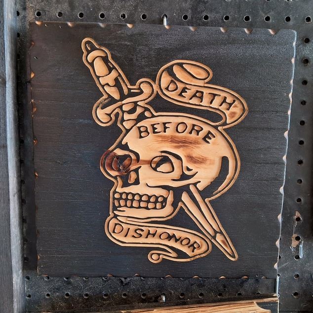 Stay Sharp Wood Wall Art Patriot Sign 11.25x22x.75 In gallery