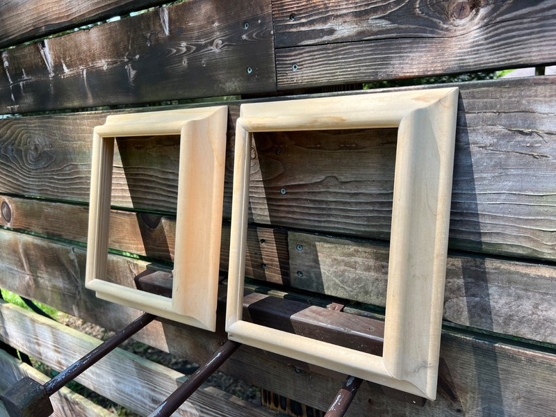 Unfinished 11x13x3 inch Wood Picture Frame