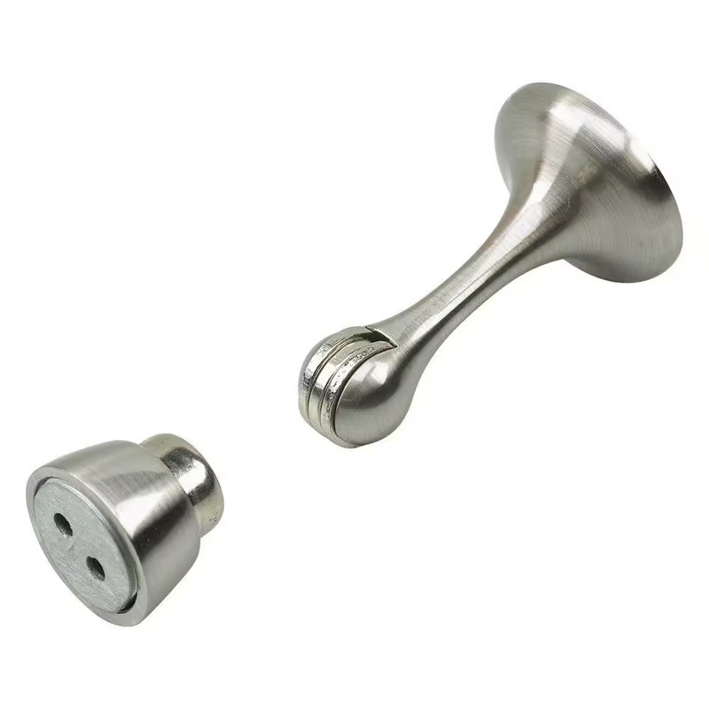 3 In. (76 Mm) Brushed Nickel Magnetic Door Stop Free Ship NEW gallery