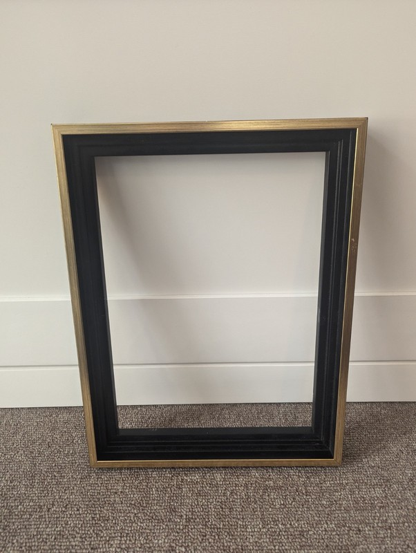 8×10 Cardinali Canvas Frame Gold Solid Wood Floater Frame Width 3/4 In Deep